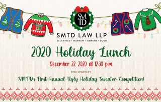 SMTD Finds A Way to Celebrate 2020 with A Virtual Holiday Lunch and Ugly Sweater Competition